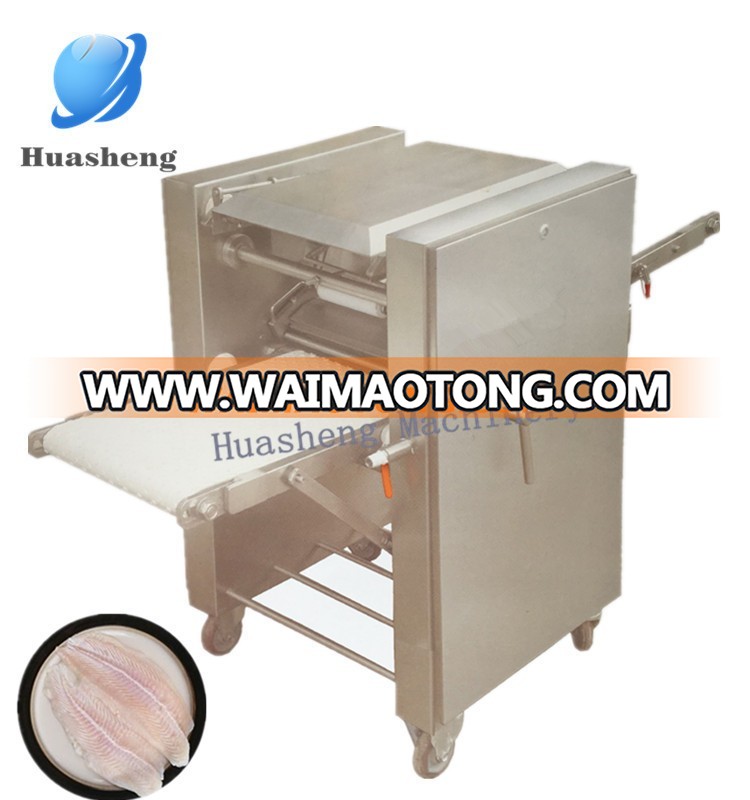 Automatic pellicular fish skinning peeling machine